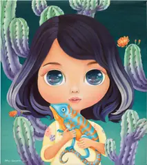 Adin Wiedyardini, Happyland 1, 2023, acrylic on canvas