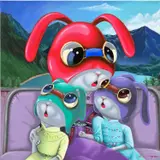 Elang Sutajaya, Holidays With Mom, 2022, acrylic on canvas
