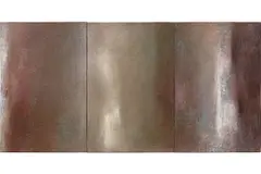 Marble 409 (triptych) by Rebecca Purdum, 1995, oil on canvas over panel, sold Mar 2024