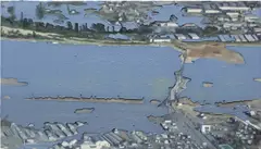 Rodrigo Andrade, Tsunami Landscape, 2011, oil on canvas mounted to MDF