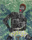 Odinakachi Okoroafor, Bush Boy, 2021, acrylic on canvas