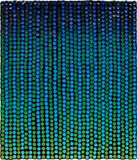 Robert Melee, Institutioning Artificial Eat Landscaping Substitution, 2013, beer bottle caps, plaster and enamel on wood