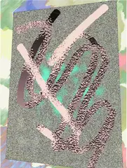 Parker Ito, tumblr-kz3ajoJSIN1qb5uwjo1_500.jpg, 2010, digital print on canvas with acrylic texturing gel