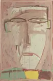 James Brown, Untitled, 1984, enamel and pencil on paper