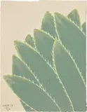 Mira Schor, Cactus Book #34, 1973, gouache on paper