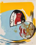 Ellen Berkenblit, Untitled (#2), 1995, gouache on paper