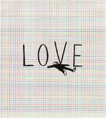 Friedrich Kunath, Untitled, 2008, crayon and silkscreen print on paper