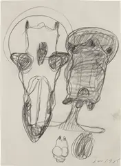 Terry Winters, Untitled, 1985, pencil and charcoal on paper