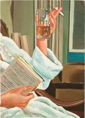 No More Tears To Lean On by Leonard Baby, 2022, acrylic and oil on paper laid on panel, sold Jun 2024