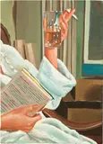 No More Tears To Lean On by Leonard Baby, 2022, acrylic and oil on paper laid on panel, sold Jun 2024
