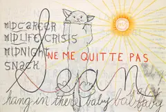 Sean Landers, Hang in There, Baby, 2010, oil on linen