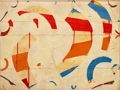 Caio Fonseca, Fifth Street Painting CO1.44, 2001, mixed media on canvas