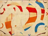 Caio Fonseca, Fifth Street Painting CO1.44, 2001, mixed media on canvas
