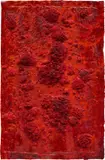 Bosco Sodi, Untitled, 2015, pigment, natural fibers, wood pulp and glue on lacquer paper laid on panel