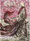 No Title (I have crossed...) by Raymond Pettibon, 2002, pen and ink on paper, sold Jun 2024