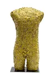 Federico Uribe, Adam (Eye Enlargement), 2000, tape measure, Styrofoam, pins and glue