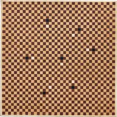 Untitled from Série Geomântica by Ivan Serpa, 1972, oil on canvas, sold Jun 2024