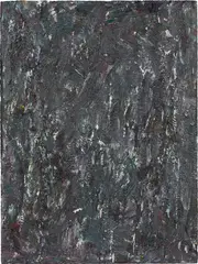 Milton Resnick, Straw, 1982, oil on corrugated board
