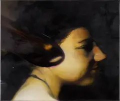 Ohne Titel (Mädchen mit Licht) by Johannes Kahrs, 2004, oil on canvas, offered Jun 2024