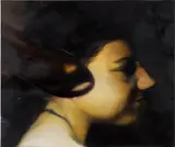Johannes Kahrs, Ohne Titel (Mädchen mit Licht), 2004, oil on canvas