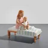 Claudette Schreuders, The Lover, 2002, enamel and oil on jacaranda and pine wood
