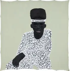 No longer scared by Wonder Buhle Mbambo, 2020, acrylic on unstretched canvas, sold Jun 2024