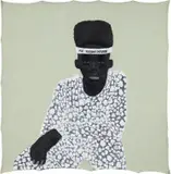 Wonder Buhle Mbambo, No longer scared, 2020, acrylic on unstretched canvas