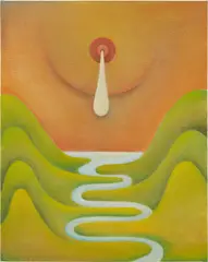 Camilla Engström, Milk River, 2020, oil on canvas
