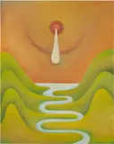 Camilla Engström, Milk River, 2020, oil on canvas
