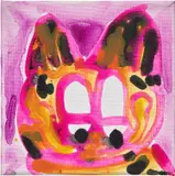 Katherine Bernhardt, Untitled, 2019, acrylic on canvas