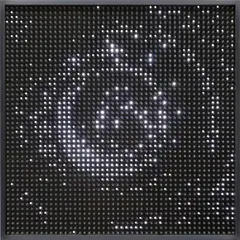 Devil's Playground (White) by Leo Villareal, 2005, white LEDs, aluminum, custom software and electrical hardware, offered Jun 2024