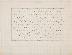 Untitled by Larry Poons, pencil on graph paper, sold Jun 2024