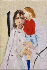 Chantal Joffe, Assia and Frieda, 2007, oil on canvas