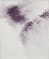 Thilo Heinzmann, O.T., 2013, oil and pigment on canvas with Plexiglas cover
