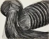 Lee Lozano, Untitled (tool), 1960, crayon on paper
