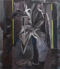Allison Katz, Date-Palm, 2009, oil on canvas