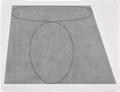 Robert Mangold, Plane/Figure, 1992, graphite on paper