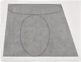 Robert Mangold, Plane/Figure, 1992, graphite on paper