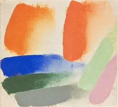 Friedel Dzubas, Sangre de Cristo, 1972, Magna acrylic on canvas over panel