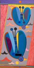 Austin Eddy, Banks of L'Ouche, Summers Dawn., 2020–2021, oil and Flashe on canvas