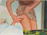Leonard Baby, Can I Stand in Your Light For A While?, 2022, acrylic on panel