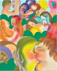 Aaron Johnson, Sunshine of Your Love, 2019, acrylic on canvas