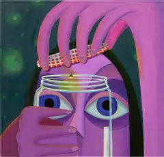 Bug Catcher by Jessica Westhafer, 2019, oil on canvas, sold Sep 2024