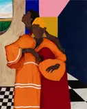 Negyem Adonoo, Love, An Enigma, 2023, acrylic on canvas