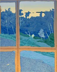 Madeleine Bialke, Outlook I, 2017, oil on canvas