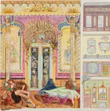 Joyce Kozloff, #31 Fallen (from High Art to Kitsch) from the series Patterns of Desire: Pornament is Crime, 1988–1989, watercolor on paper
