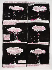 No Title (It has become...) by Raymond Pettibon, 2001, ink and watercolor on paper, sold Sep 2024