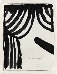 No Title (All prices fixed...) by Raymond Pettibon, 1986, ink and paper collage on paper, sold Sep 2024