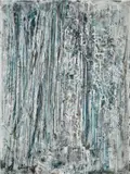 Diana al-Hadid, Untitled, 2013, Conté, pastel, charcoal and acrylic on mylar