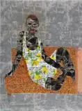 Odinakachi Okoroafor, Sidon Dey Look, 2021, acrylic on paper